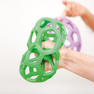1072043 balles rubberflex 21.6 centimetre motricité fine ludimage