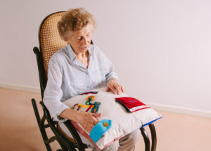 evasions tactiles coussin sally