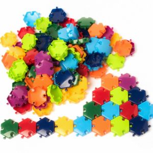 hexagones plastique jeu assemblage jeu agencement ludimage 40013