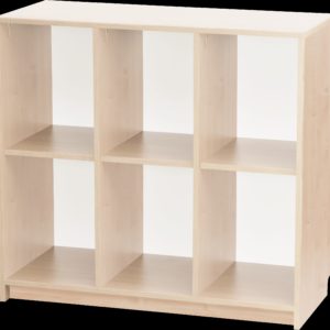 meuble 6 casiers rangement bois mobilier ludimage 4470346
