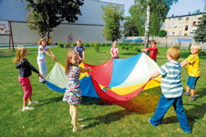 parachute jeu cooperatif jeu adresse et sport ludimage jg2301
