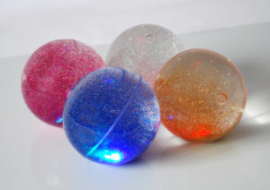 sensory flashing balls balle lumineuse paillete jeu exercice ludimage 92096