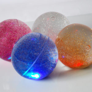 sensory flashing balls balle lumineuse paillete jeu exercice ludimage 92096