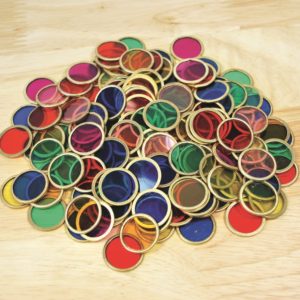 chips colorées