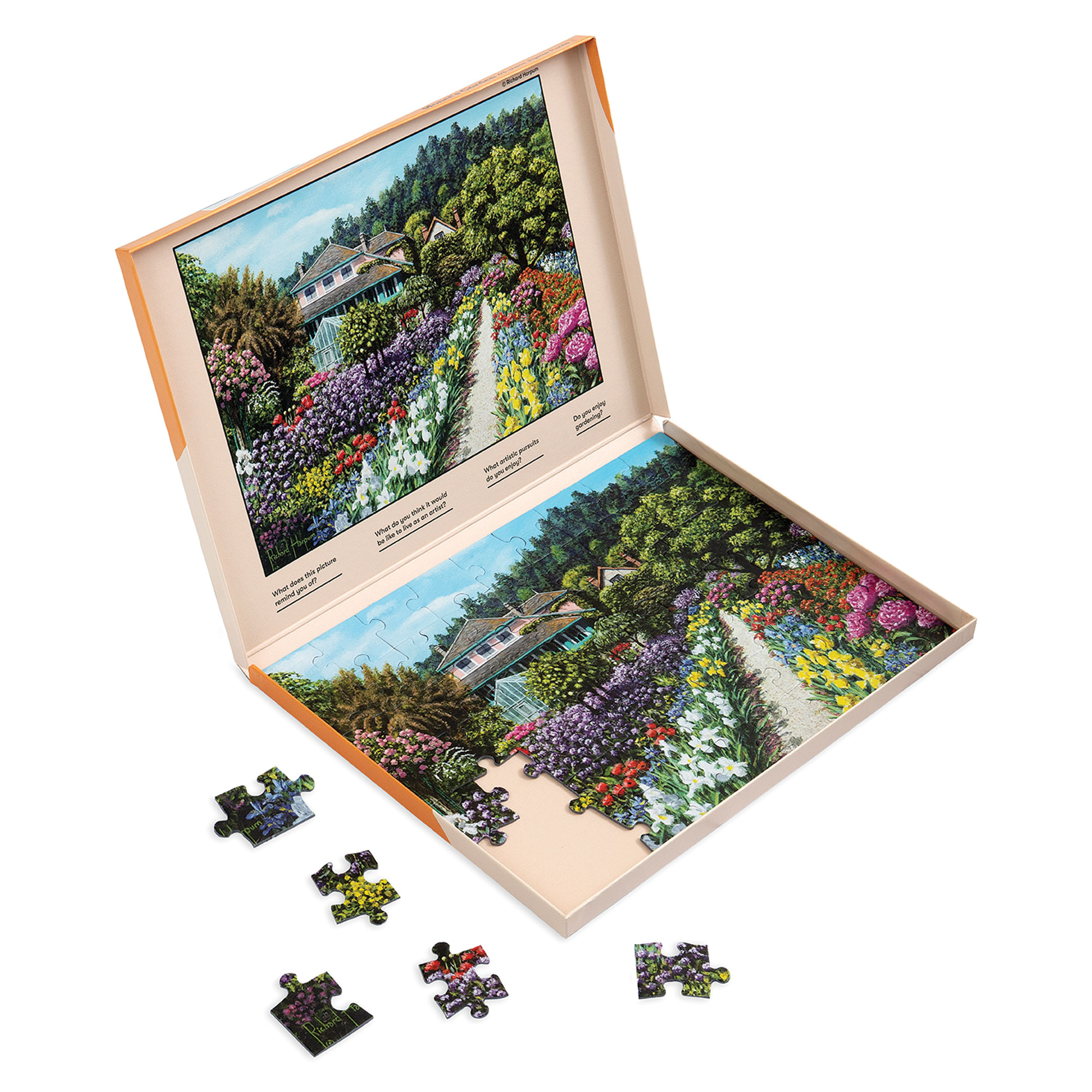 puzzle 63 pièces "les jardins de monet"