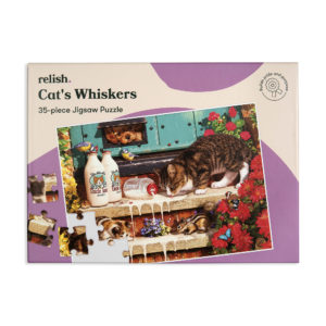 puzzle 35 pièces "chat moustaches"