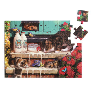 puzzle 35 pièces "chat moustache"