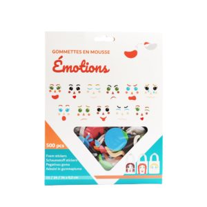 gommettes en mousse emotions