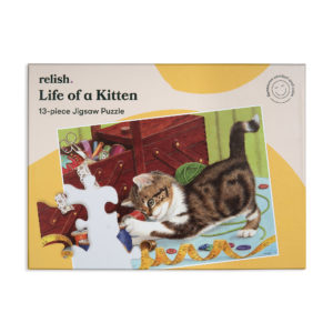 puzzle 13 pièces "chaton joueur
