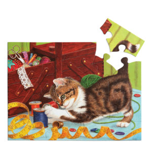 puzzle 13 pièces "chaton joueur