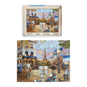 puzzle 100 pièces "coucher de soleil sur paris"