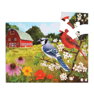 puzzle 13 pièces "oiseaux du printemps"