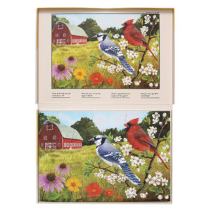 puzzle 13 pièces "oiseaux du printemps"