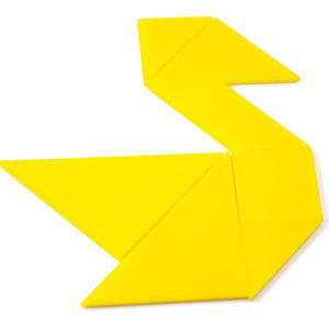 4 tangrams avec modèles