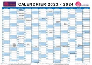 calendrier annuel a completer 2023 2024 ludimage fr