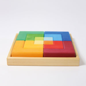 square jeu d'assemblage en bois