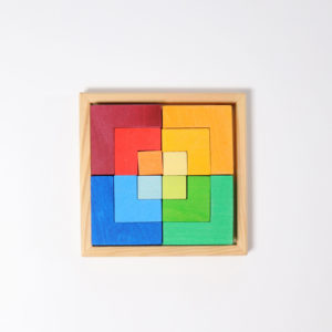 square jeu d'assemblage en bois