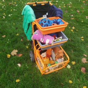 chariot d'activités extérieures