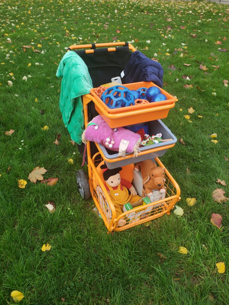 chariot d'activités extérieures