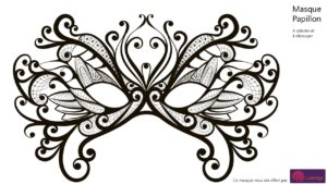 masque de carnaval papillon