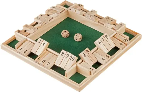 jeu "shut the box"