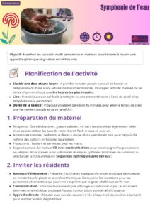 fiche animation symphonie de l'eau