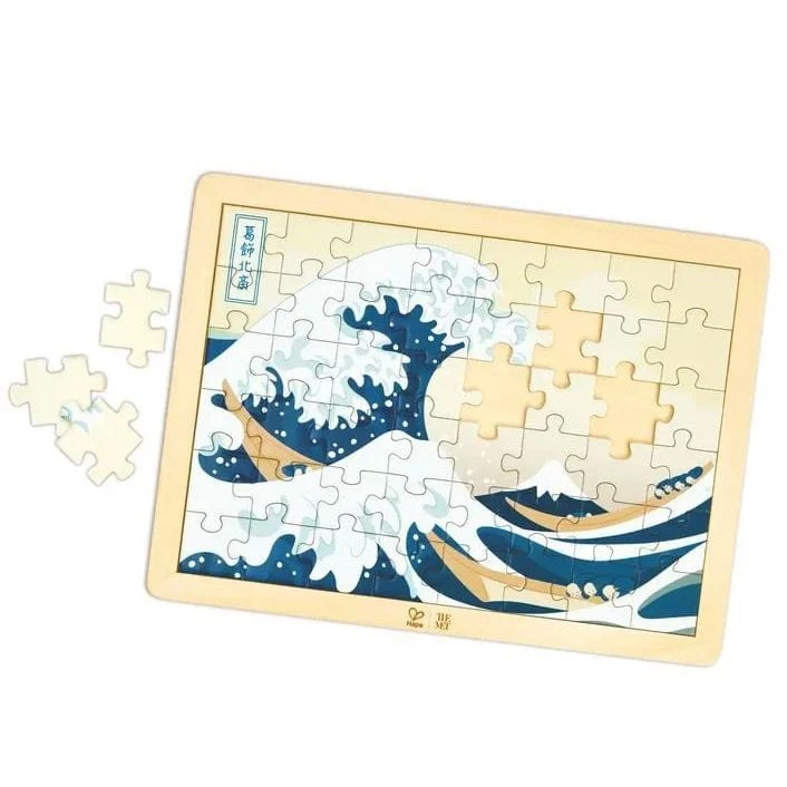 puzzle tableau la grande vague kokusai Ludimage